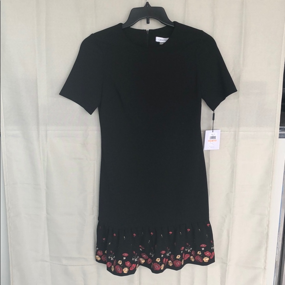 Simple Black Calvin Klein Dress NWT size 2